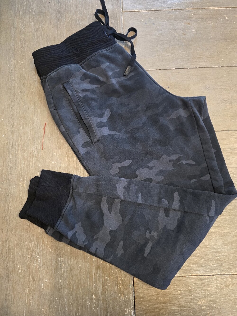 Black Camo Jogger Pants - Lightweight Comfort